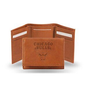 NBA Oklahoma City Thunder Embossed TriFold Leather Wallet With Gift Box